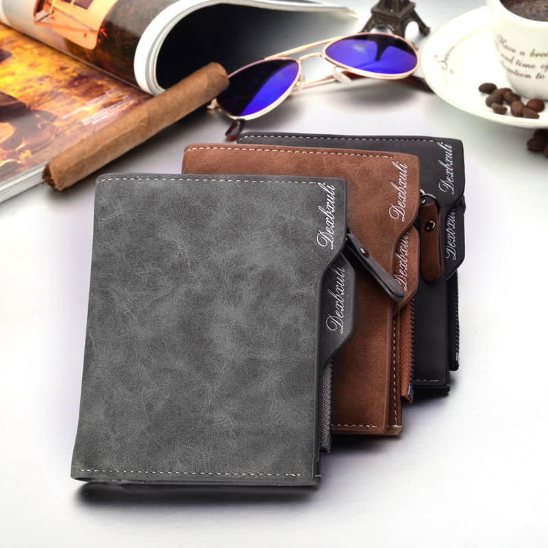 new-men-s-short-multifunctional-wallet-card-wallet-vintage-multi