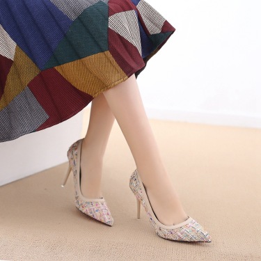 Fine heel fine heel professional heel shoes 2021 autumn and winter new lady fashion fashion cloth women shoes—5