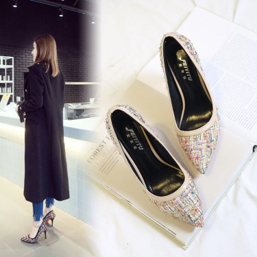 Fine heel fine heel professional heel shoes 2021 autumn and winter new lady fashion fashion cloth women shoes—4