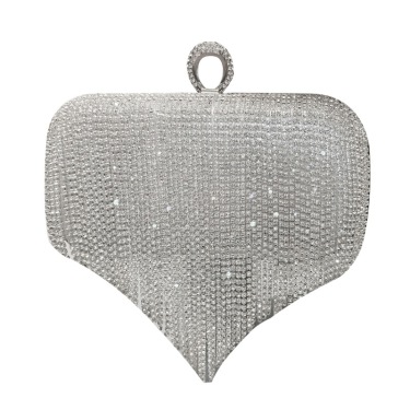 2021 new shiny diamond ladies fringed hand bag bag bag bag night party party bride Xiekua package—3