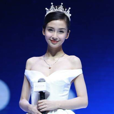 HG219 Angelababy star with a crown of crown water drill pearl alloy head decorations Wedding Bridal ornaments—2
