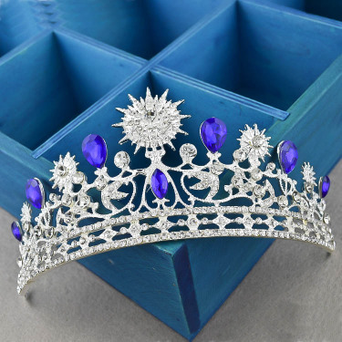 European Style Wedding Alloy Crown Hair Accessories—5