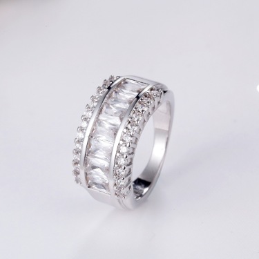 925 pure silver silver plated ring—1