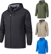 Outdoor jackets male thin spring single jacket waterproof
