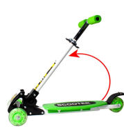 Kids Scooter With 4 Flash PU wheel fold baby Children slippery car shipping skuter trottinette for kids