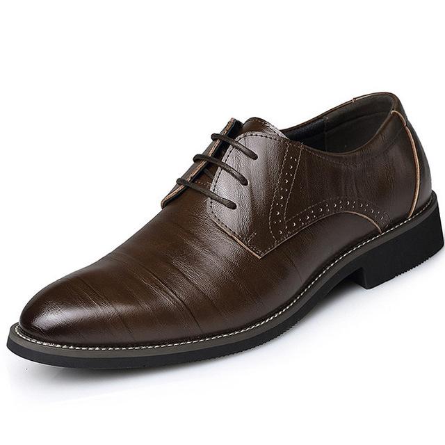 Men Leather Dress Shoes - CJdropshipping