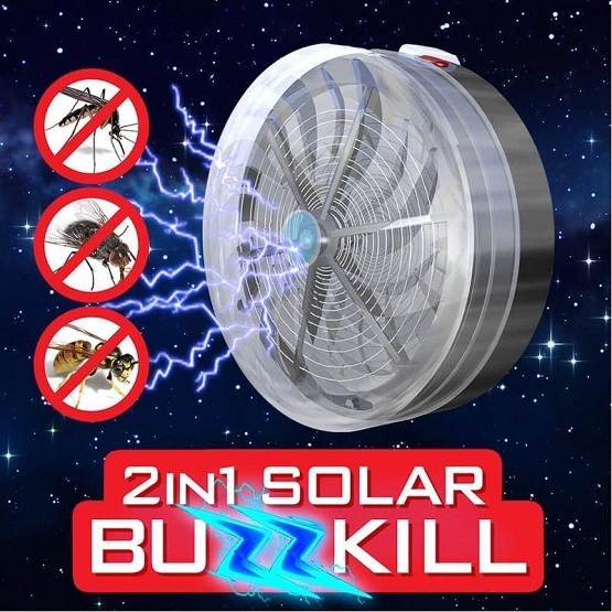 Bug Zapper Solar Powered Electric Mosquito Zappers Killer Insect Fly