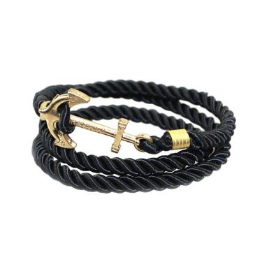 Vintage Woven Anchor Bracelets—1