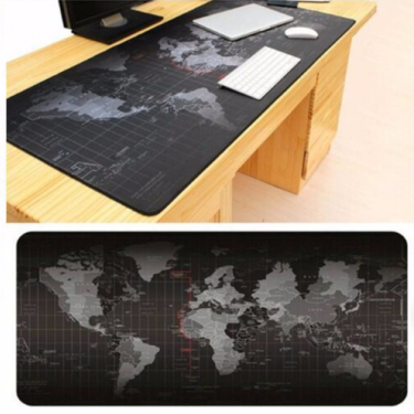 Locking Oversized Non-Slip Thick Keyboard And Mouse Pad—1