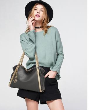 2021 Spring and summer new Litchi pattern handbags diagonal package fashion shoulder bag—2
