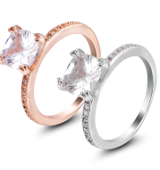 Explosion models zircon ring women's jewelry AliExpress Europe and America diamond ring