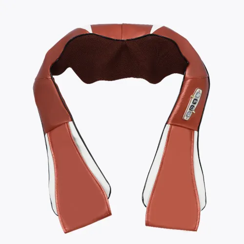 Color: Brown, Model: 4keys-US plug, Plug:  - Car U Shape Electrical Shiatsu Back Neck Shoulder Body Massager Infrared Heated Kneading Car Home Massager