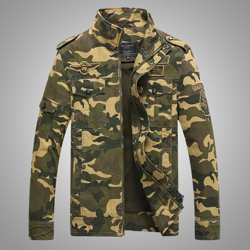 Tactical Camouflage Denim Jacket - CJdropshipping