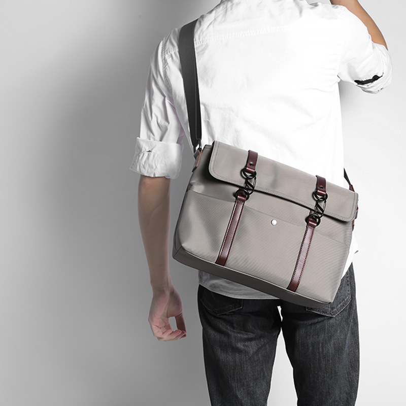 Men's Tote Bag Business Travel Briefcase Shoulder Diagonal Bag CJdropshipping
