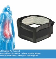 Adjustable Tourmaline Self-heating Magnetic Therapy Waist Support Belt