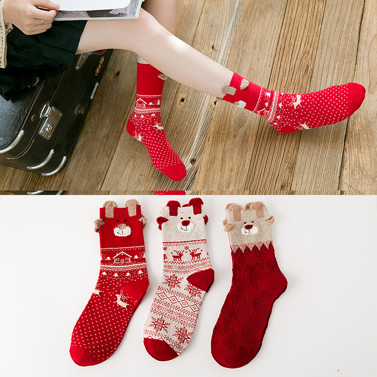 Santa Claus Cute Christmas Socks - CJdropshipping
