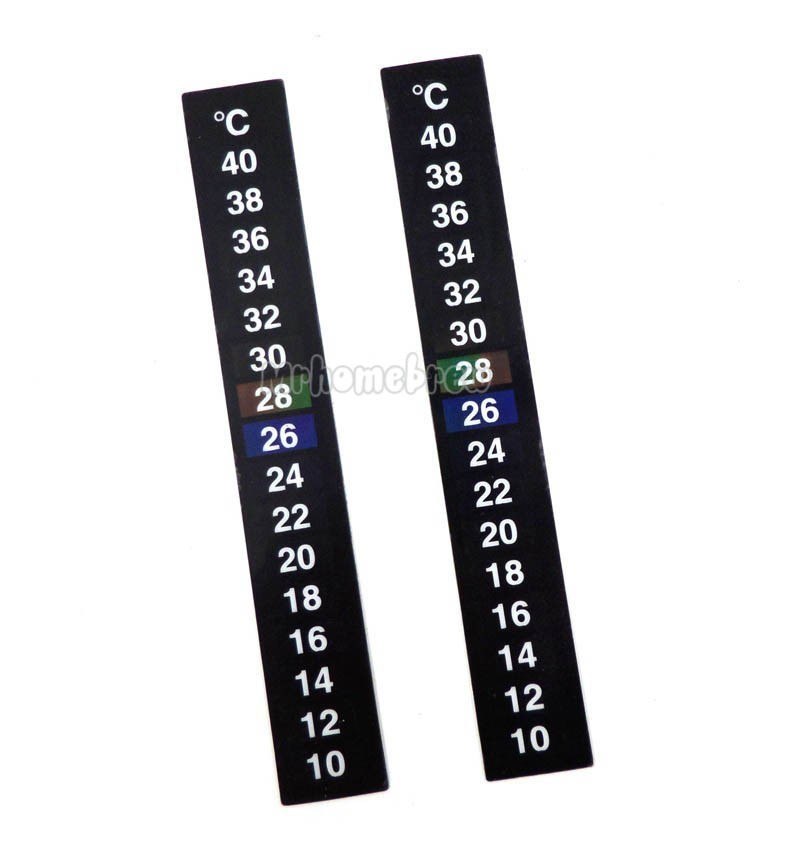 Creative indoor special thermometer stickers LCD color changing
