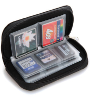 SD SDHC MMC CF Micro SD memory card storage carrying bag wallet case