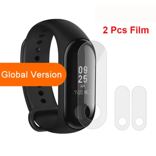 style: Bracelet and 2pcs film - Global Version Xiaomi mi band 3 Fitness Tracker Smart Bracelet 0.78 OLED Touch Screen 50M Waterproof miband 3 Xiomi band 3