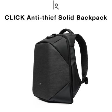 K Click Anti-thief Solid Backpacks Scientific Storage System Bags External USB Charging Laptop Backpack For Man And Women—1