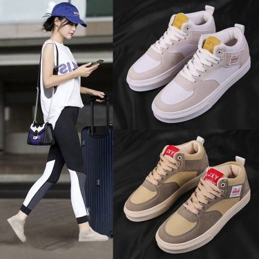 New student Korean version of white shoes Harajuku wild shoes—1