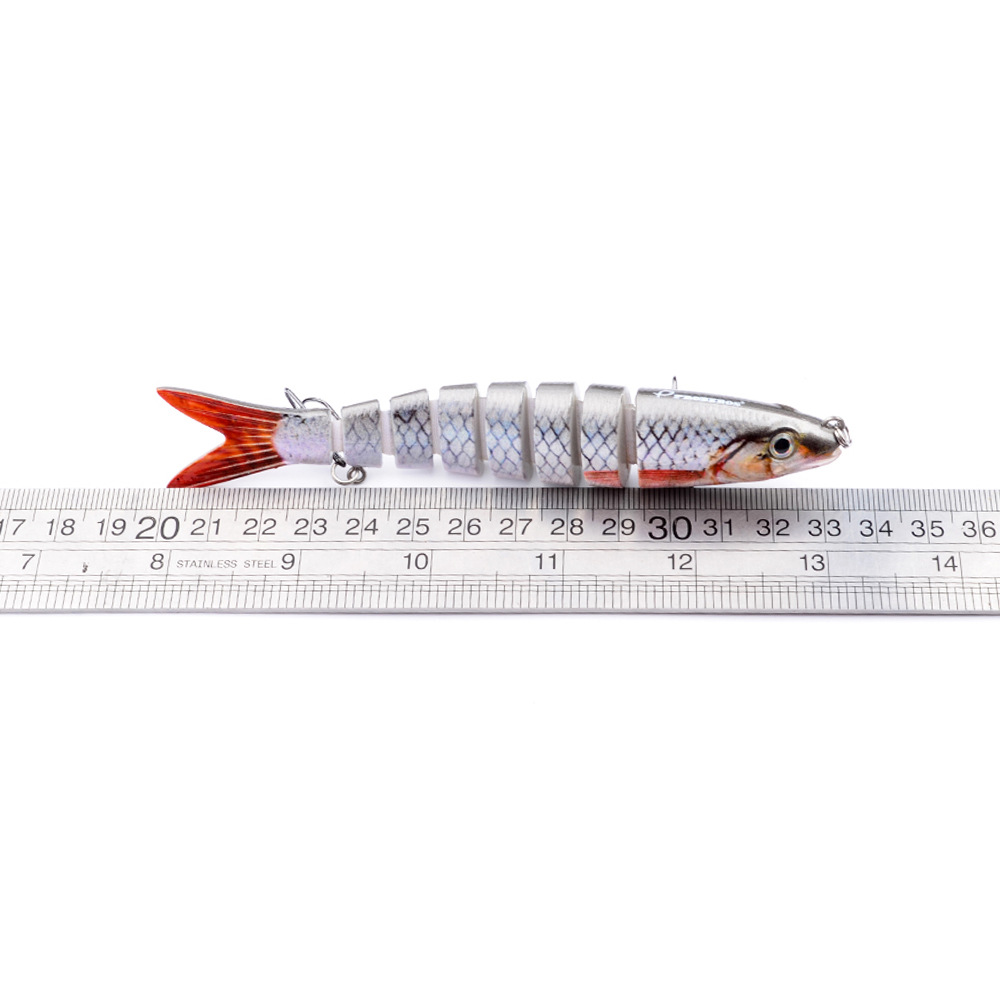 Pike Fishing Lures Artificial Multi Jointed Sections Hard Bait Carp Fishing  lure