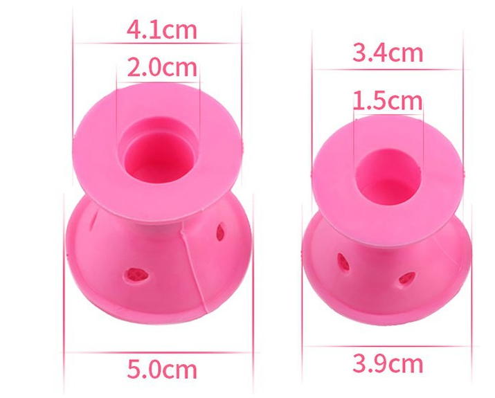 Soft Rubber Magic Hair Care Rollers No Heat Hair Styling Tool