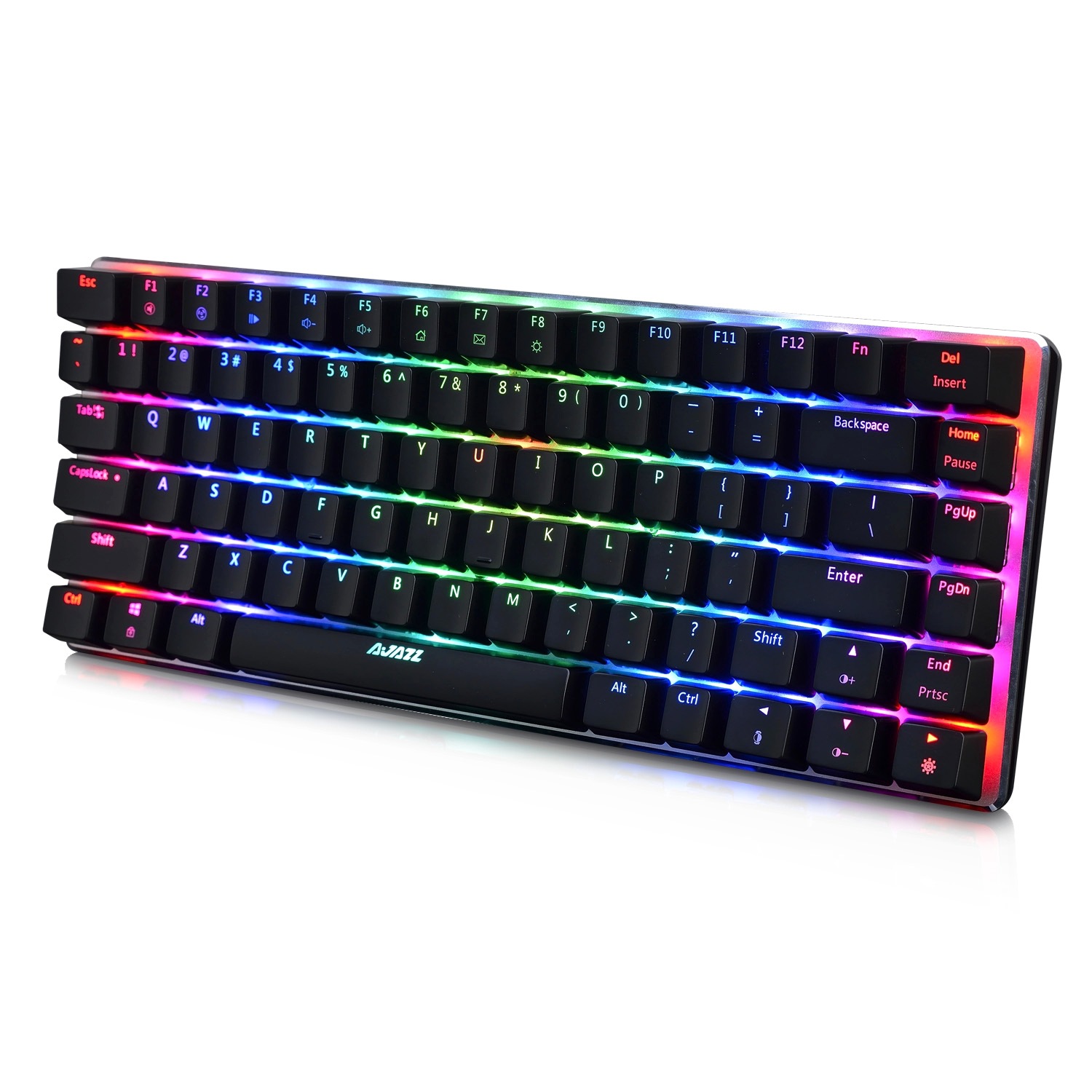 Black Ak33rgb Mechanical Keyboard Game Keyboard Desktop Notebook Full 