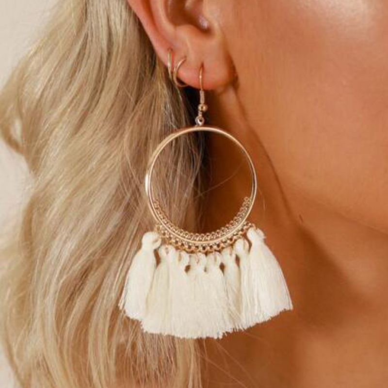 Big Round Drop Dangle Earrings CJdropshipping