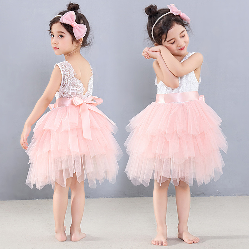 Korean version of the girl princess dress tutu skirt children's dress ...