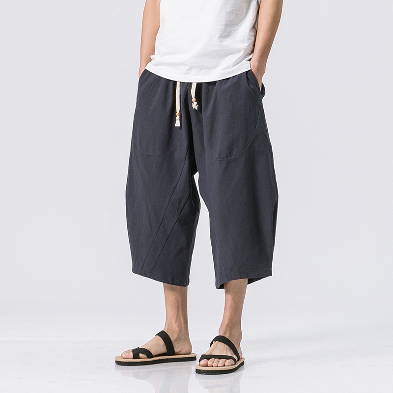 Chinese Style Cotton And Harem Pants - CJdropshipping