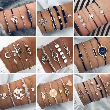 2021 Bohemian Bracelets & Bangles Set Vintage Bead Boho Charm Bracelet For Women Jewelry Accessories Pulseras Mujer Bijoux Femme—1