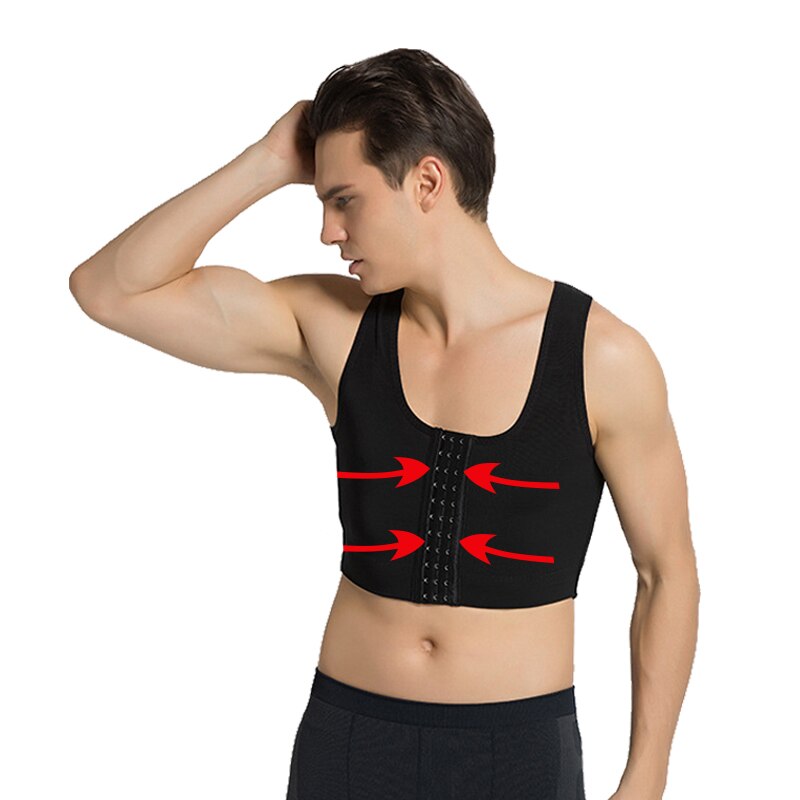 Male body shaping chest vest CJdropshipping