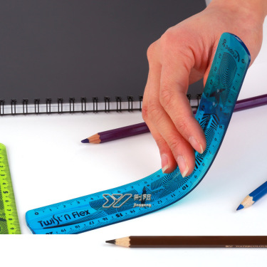 Plastic ruler 30cm soft ruler—1