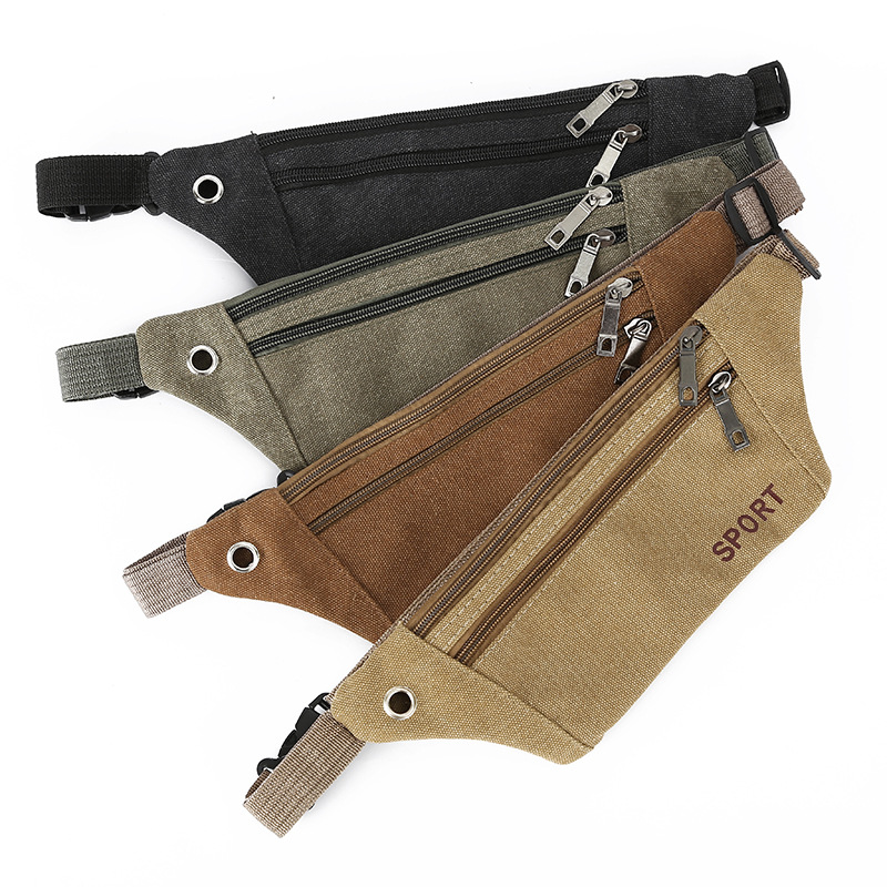 Multi-functional canvas pockets for men - CJdropshipping