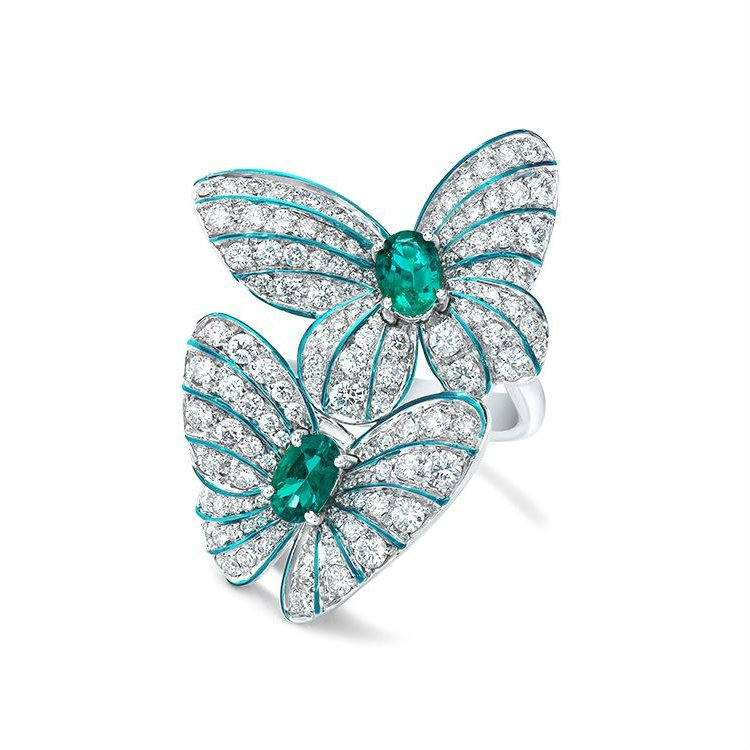 Green butterfly ring CJdropshipping