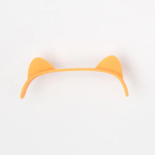 Color: Kitten headdress - Rechargeable Alarm Clock Night Light Digital Electronic Clock With Temperature Display For Children Desk Clock