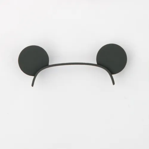 Color: Mouse headdress - Rechargeable Alarm Clock Night Light Digital Electronic Clock With Temperature Display For Children Desk Clock