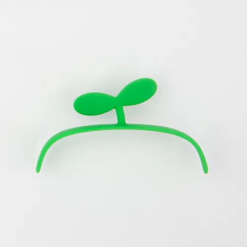 Color: Grass headdress - Rechargeable Alarm Clock Night Light Digital Electronic Clock With Temperature Display For Children Desk Clock