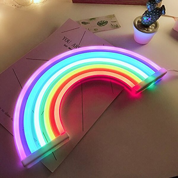 LED wall hanging rainbow neon CJdropshipping