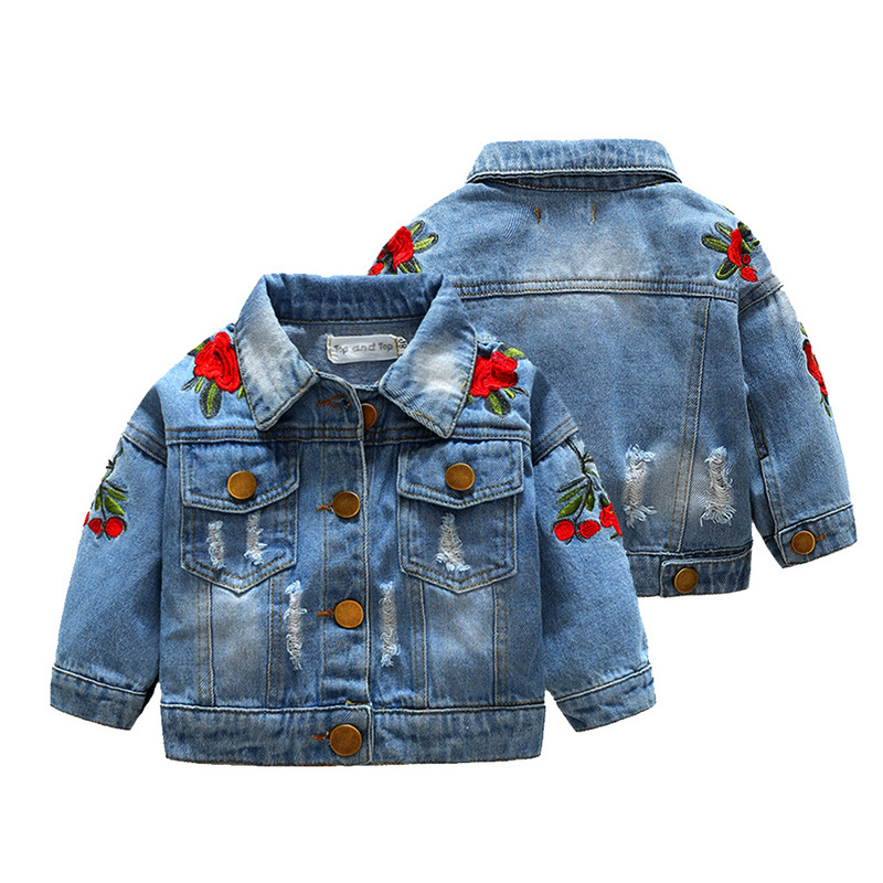 Girl's denim jacket CJdropshipping