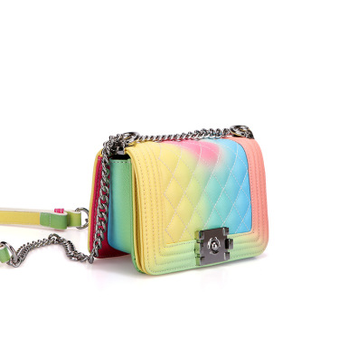 Painted high quality PU doodle crossbody bag—3