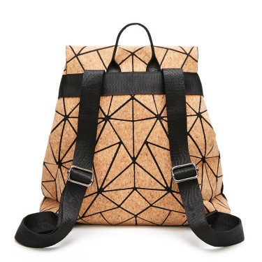 KAOGE Original Natural Cork Backpack Women Fashion Wooden Vegan Bag Female Backpacks Travel Bagpack Girl School Bag—3