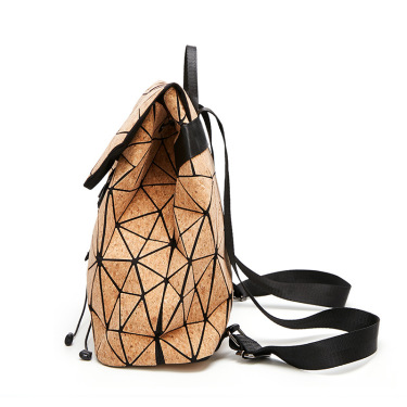 KAOGE Original Natural Cork Backpack Women Fashion Wooden Vegan Bag Female Backpacks Travel Bagpack Girl School Bag—2