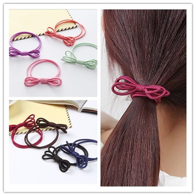 Handmade bow rubber band CJdropshipping