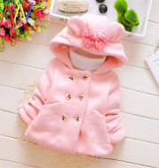 Girls warm coat winter jacket clothes for Newborn girl baby