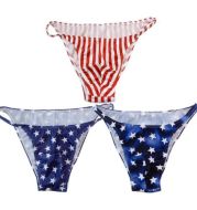 Narrow waist briefs, half-pack hip men's underwear, swimming material