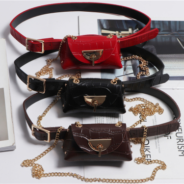 Detachable belt and chain pouch—1