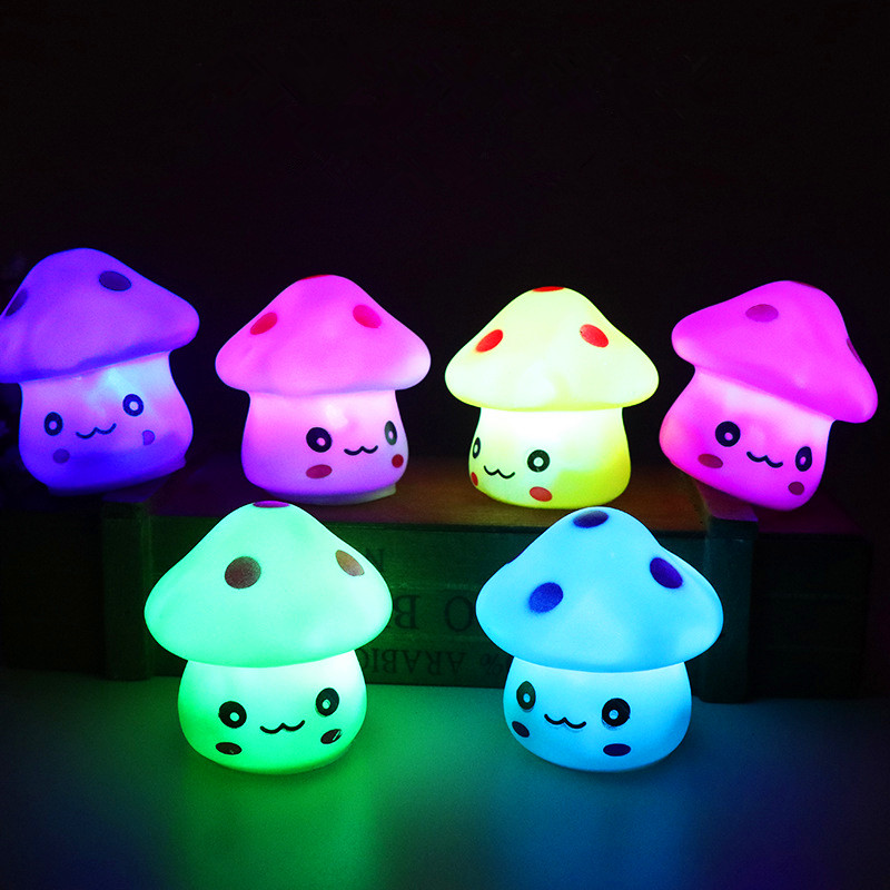 mushroom squish night light