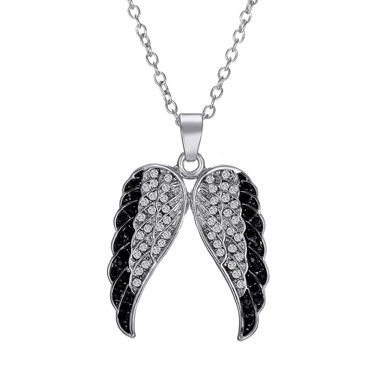 Rhinestone wing necklace - CJdropshipping